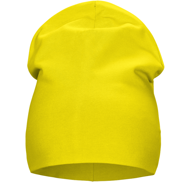 Beanie Hat Bright Yellow 1