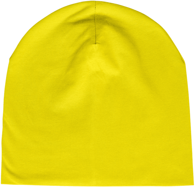 Beanie Hat Bright Yellow 2