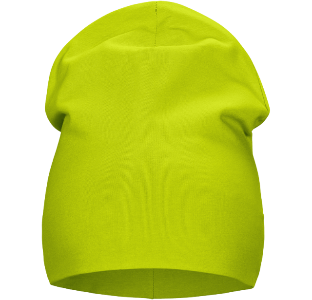 Beanie Hat Bright Green 1