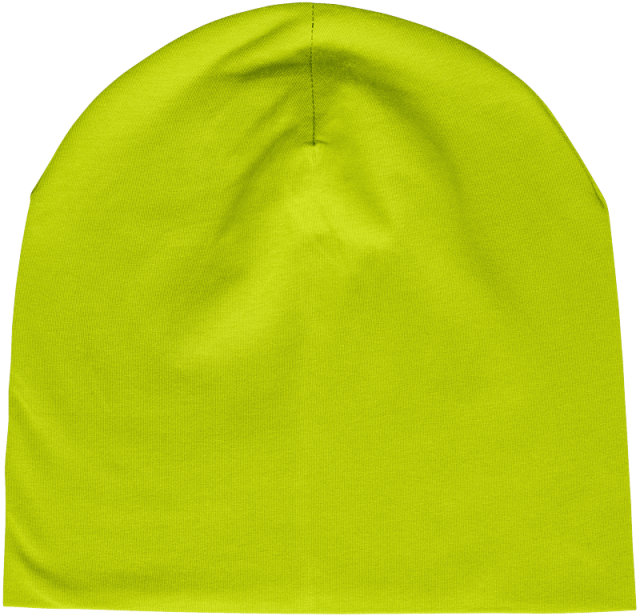 Beanie Hat Bright Green 2