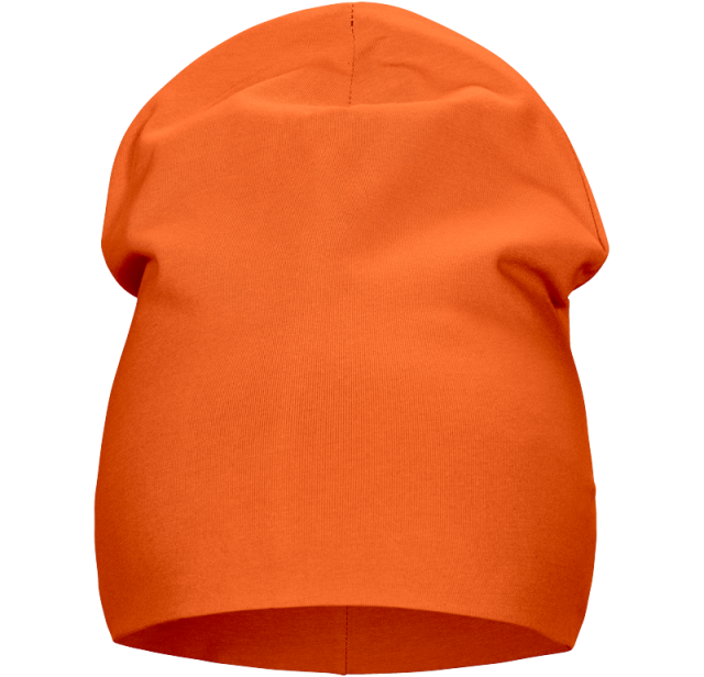 Beanie Hat Bright Orange 1