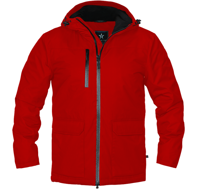 Winter Jacket Long Red 1