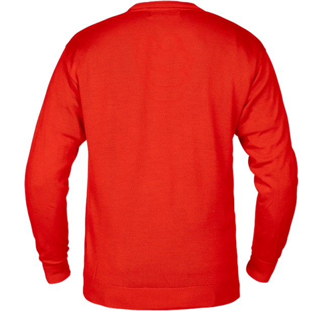 V-neck Pullover (50/50) - PL04 Red 2