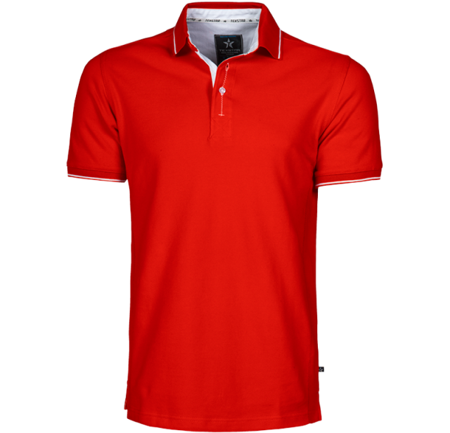 Pique shirt Red 1