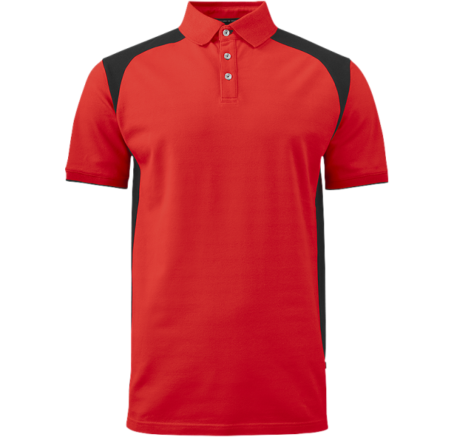 Stretch Pique Shirt Red 1