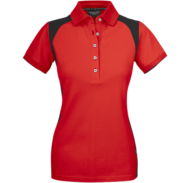 Stretch Pique Shirt Red 1