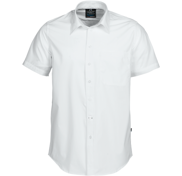 Dress Shirt Short Sleeve White 1
