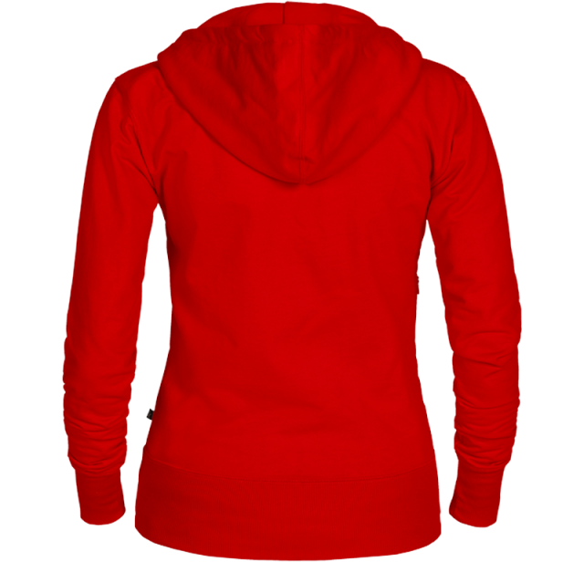 Hooded Cardigan Red 2