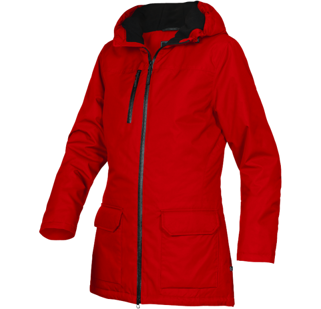 Winter Jacket Long Red 2