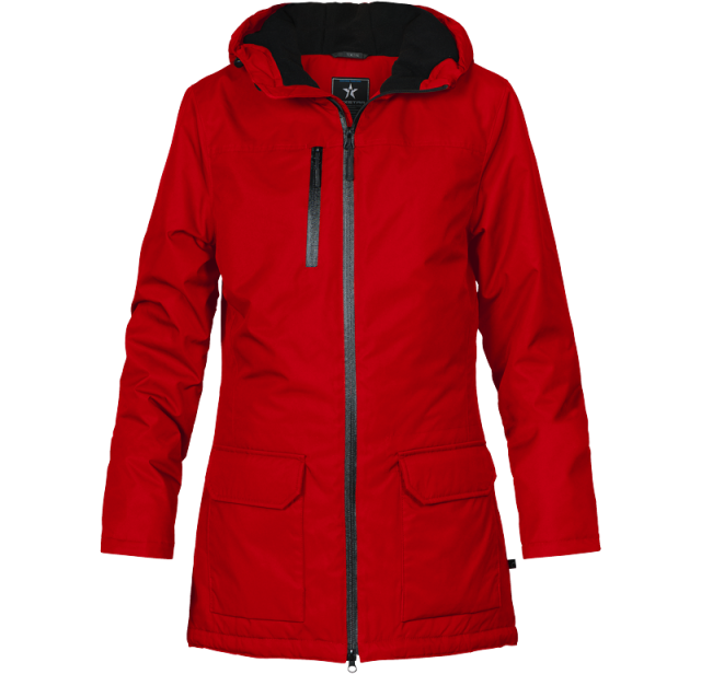 Winter Jacket Long Red 1