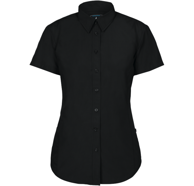 Dress Shirt Short Sleeve Black 1