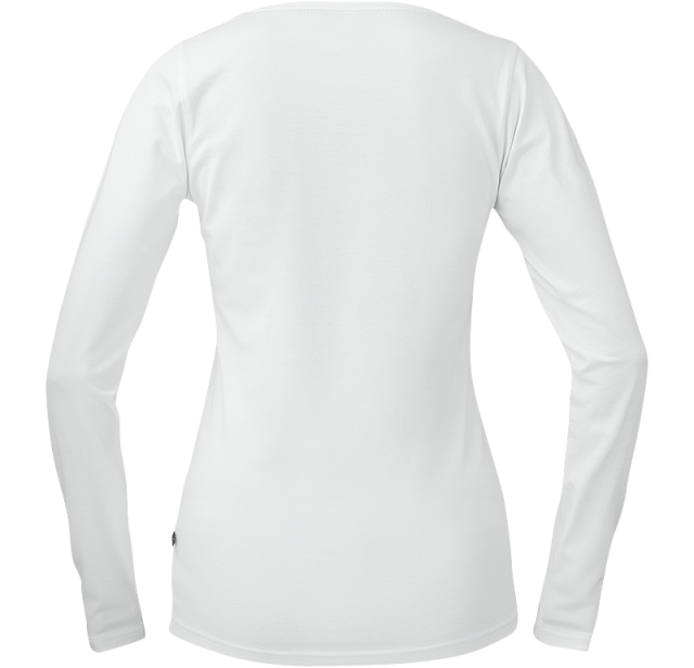 Stretch T-shirt Long Sleeve White 3