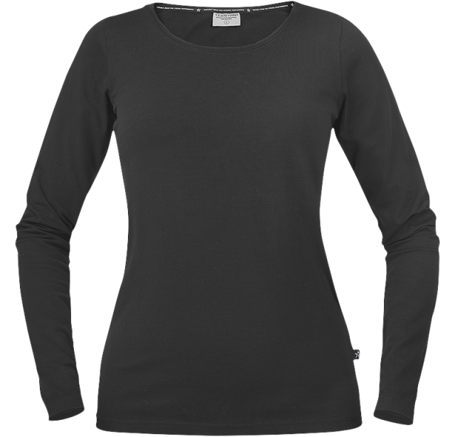 Stretch T-shirt Long Sleeve Black 3
