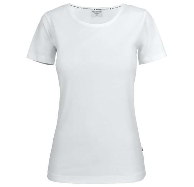 Stretch Crew T-shirt White 1
