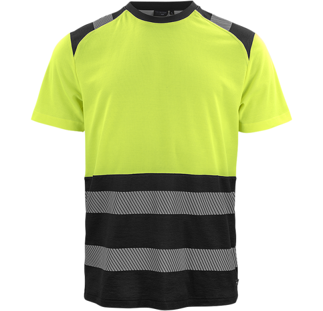 Hi-Vis Functional T-shirt  Yellow/black  1