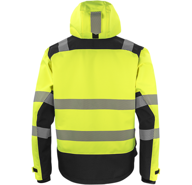 Hi-Vis Functional Shell Jacket Yellow/black  4