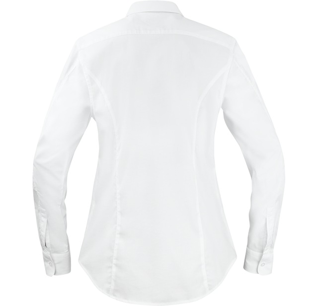 Skjorta lång ärm Dam White 4