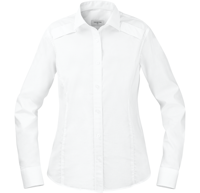 Skjorta lång ärm Dam White 1