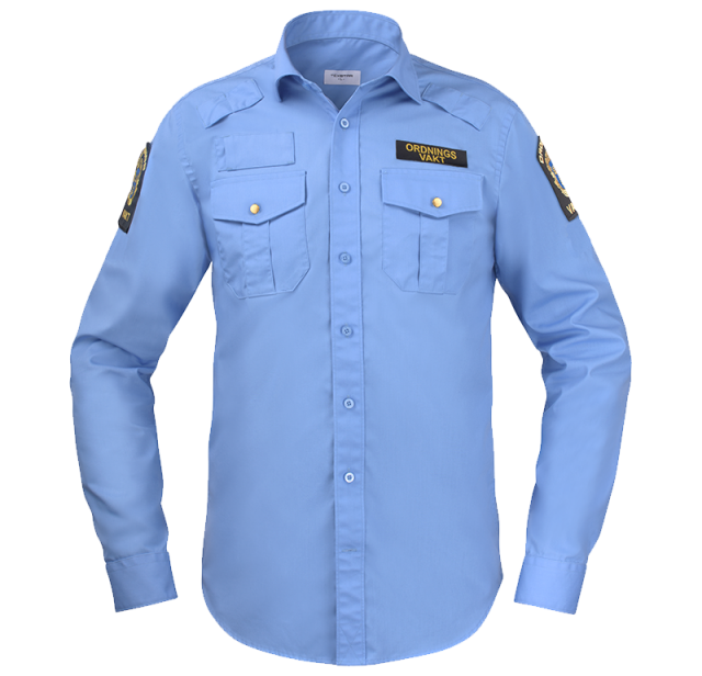 Skjorta lång ärm Lt. Blue 1