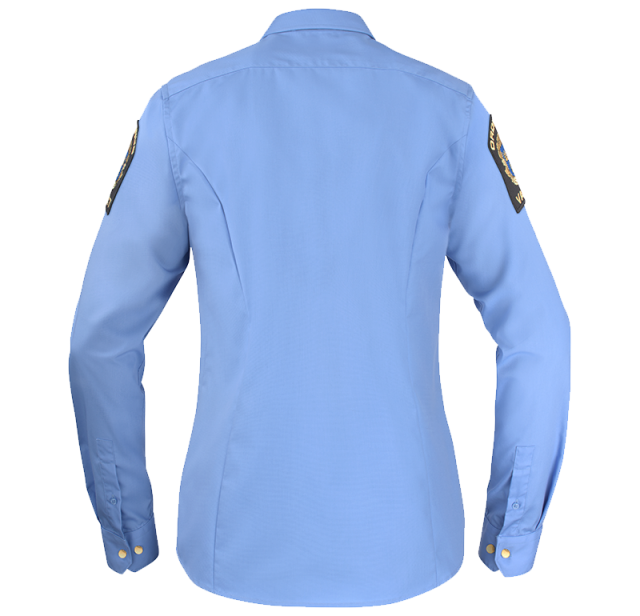 Skjorta lång ärm Dam Lt. Blue 2