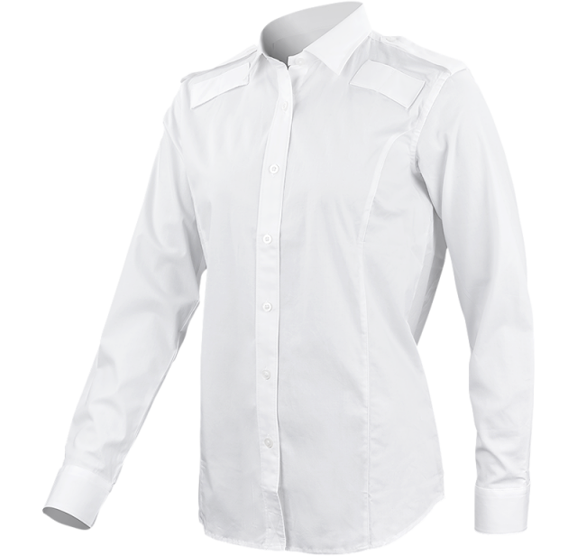 Skjorta lång ärm Dam White 2