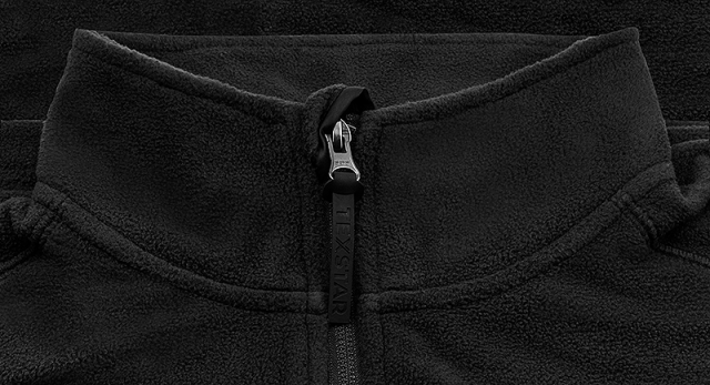 Light Fleece Jacket Black 4
