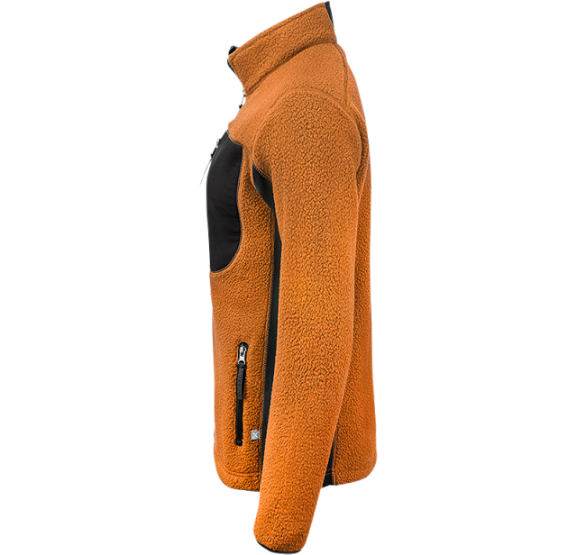 Pile Fleece Jacket Orange 3