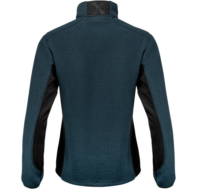 Pile Fleece Jacket Blue 4