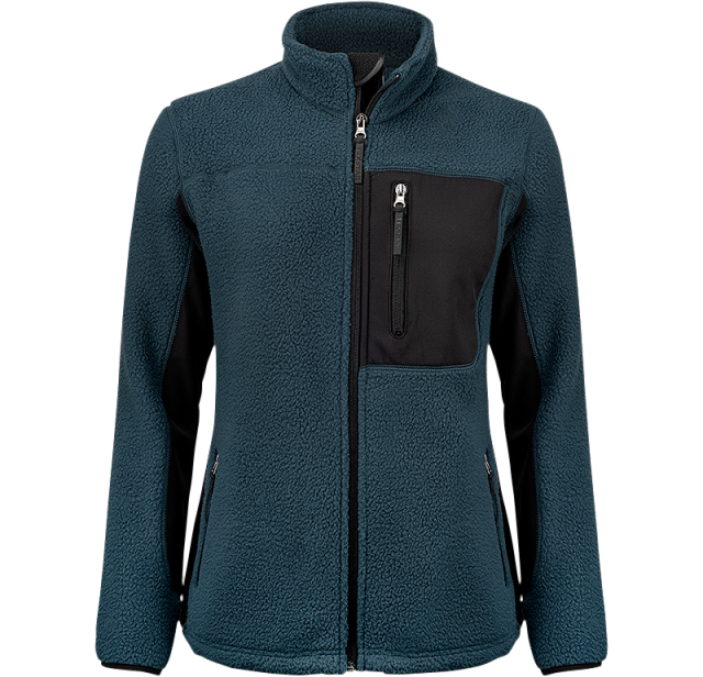 Pile Fleece Jacket Blue 1