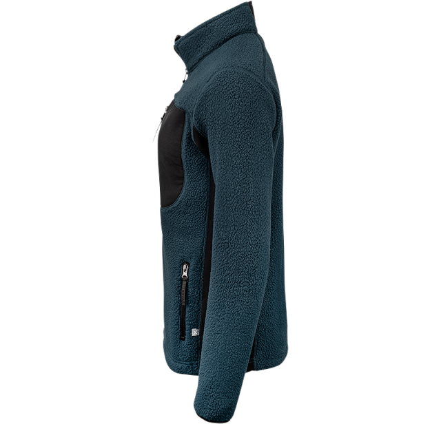 Pile Fleece Jacket Blue 3