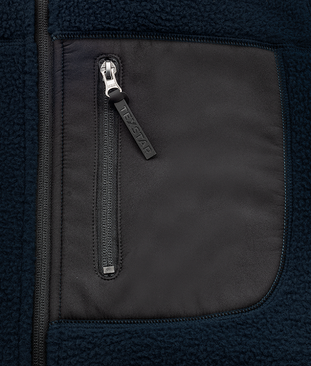 Pile Fleece Jacket Navy 8