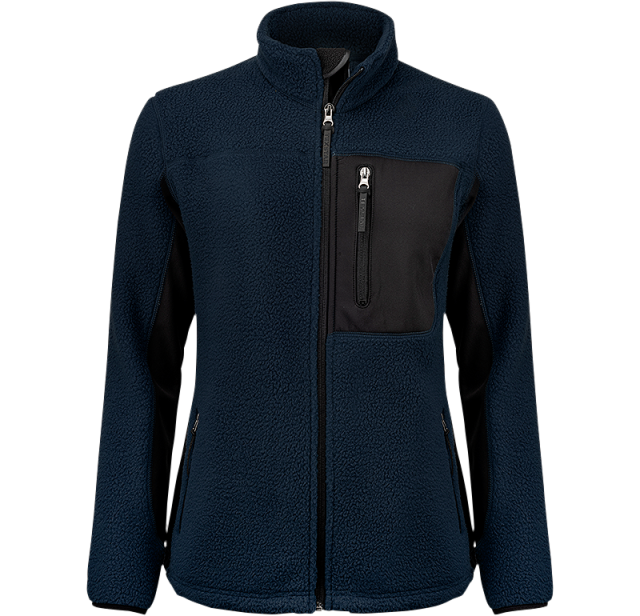 Pile Fleece Jacket Navy 1