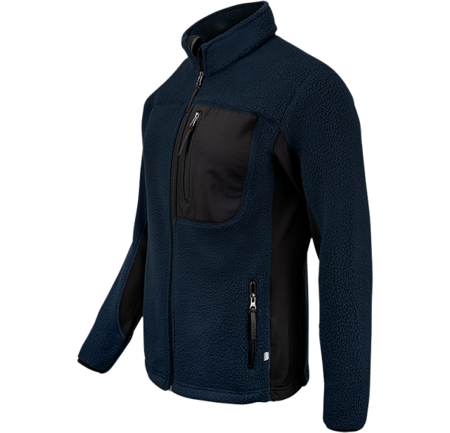 Pile Fleece Jacket Navy 2