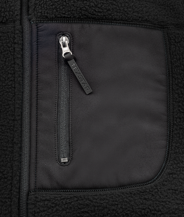 Pile Fleece Jacket Black 10