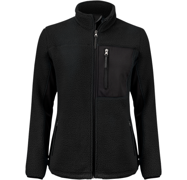 Pile Fleece Jacket Black 1