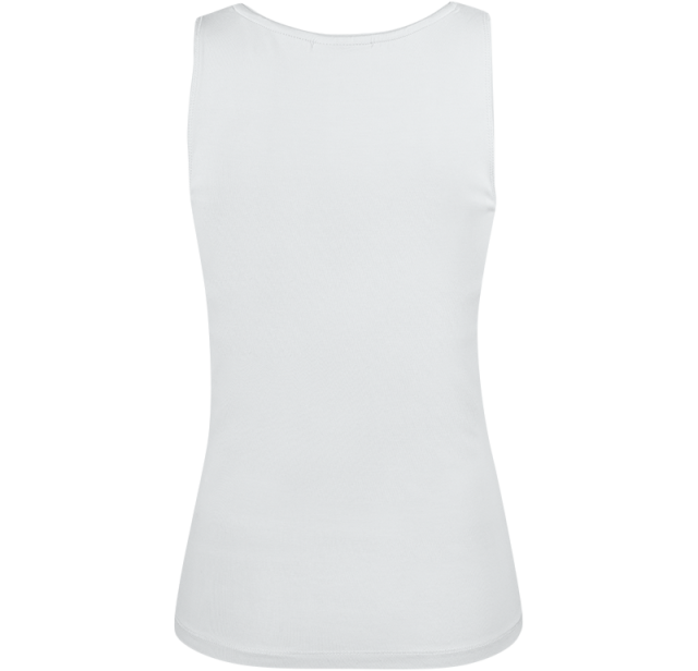 Ladies Soft Tank Top White 4