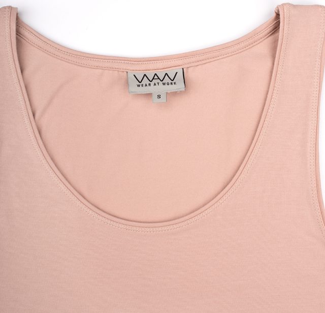 Ladies Soft Tank Top Pink 2