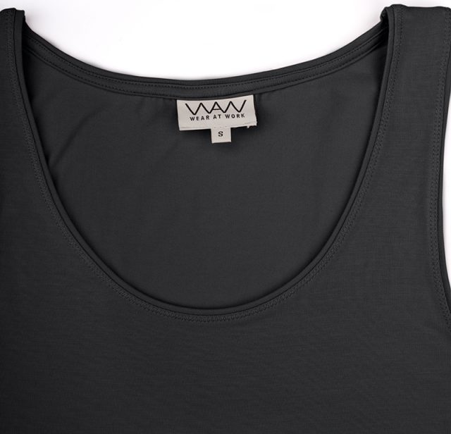 Ladies Soft Tank Top Black 3