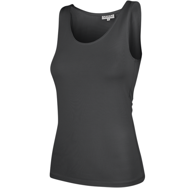 Ladies Soft Tank Top Black 2