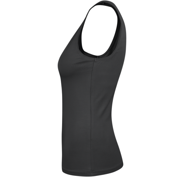 Ladies Soft Tank Top Black 3