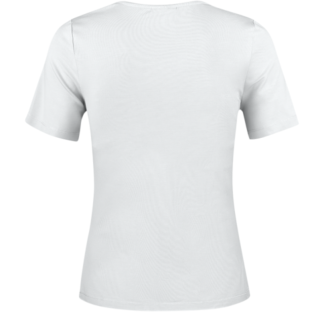Ladies Soft Short Sleeve White 4