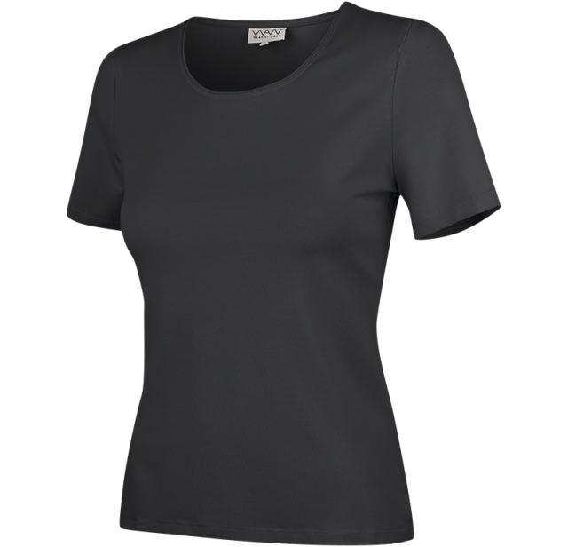 Ladies Soft Short Sleeve Black 2