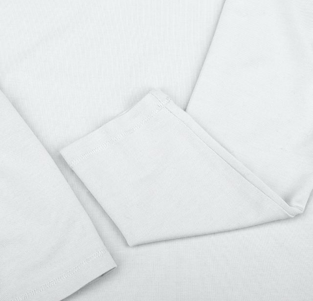 Ladies Soft 3/4 Sleeve White 6