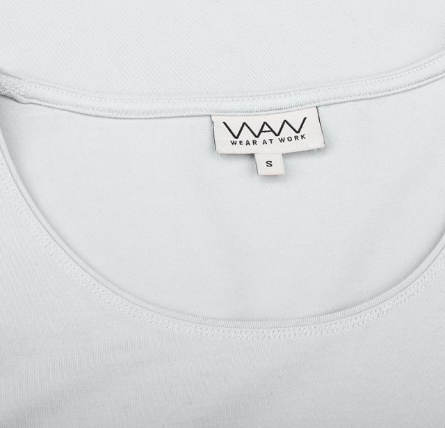 Ladies Soft 3/4 Sleeve White 2