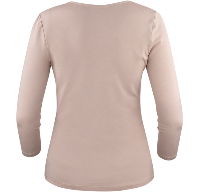 Ladies Soft 3/4 Sleeve Pink 4