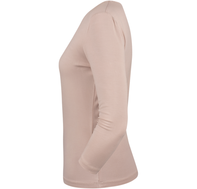 Ladies Soft 3/4 Sleeve Pink 3