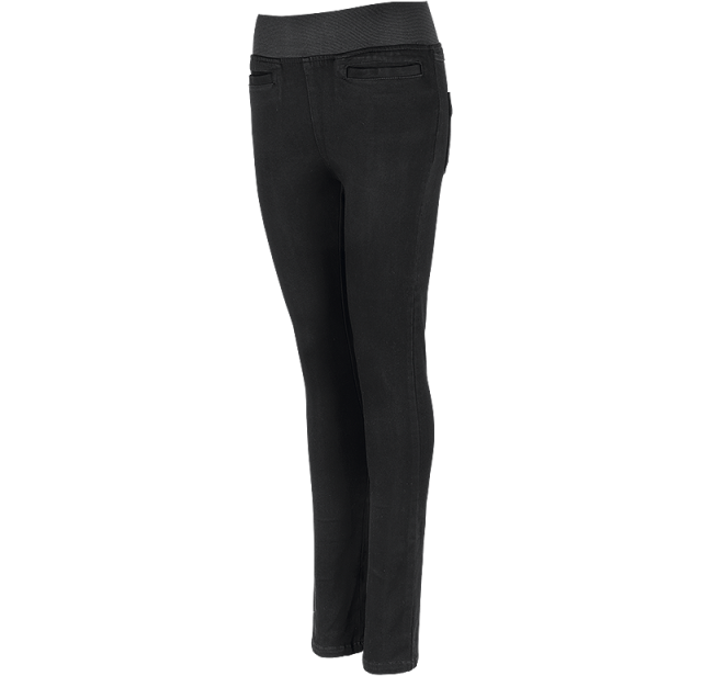 Ladies Stretch Jeans Black 2