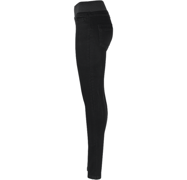 Ladies Stretch Jeans Black 3