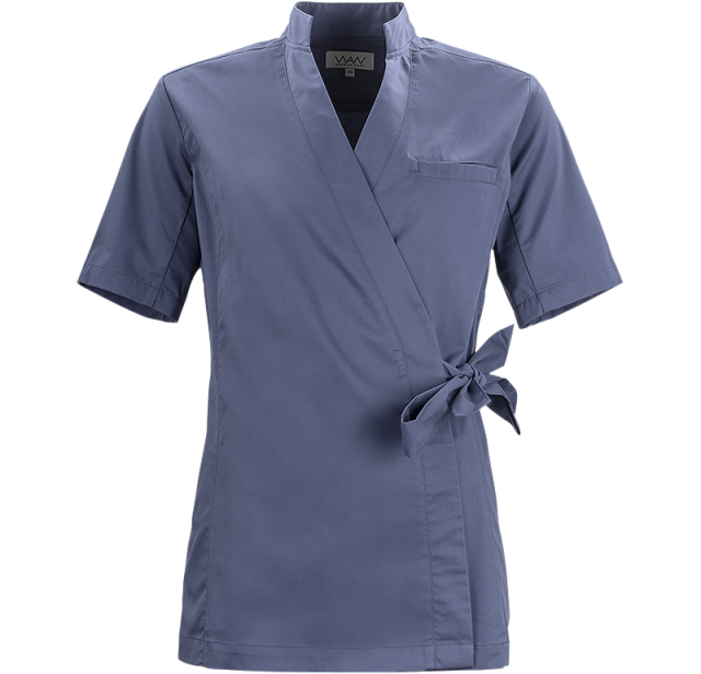 Livia Wrap Top Blue 1
