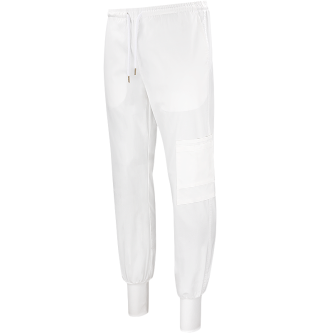Dion Easy Pants White 2
